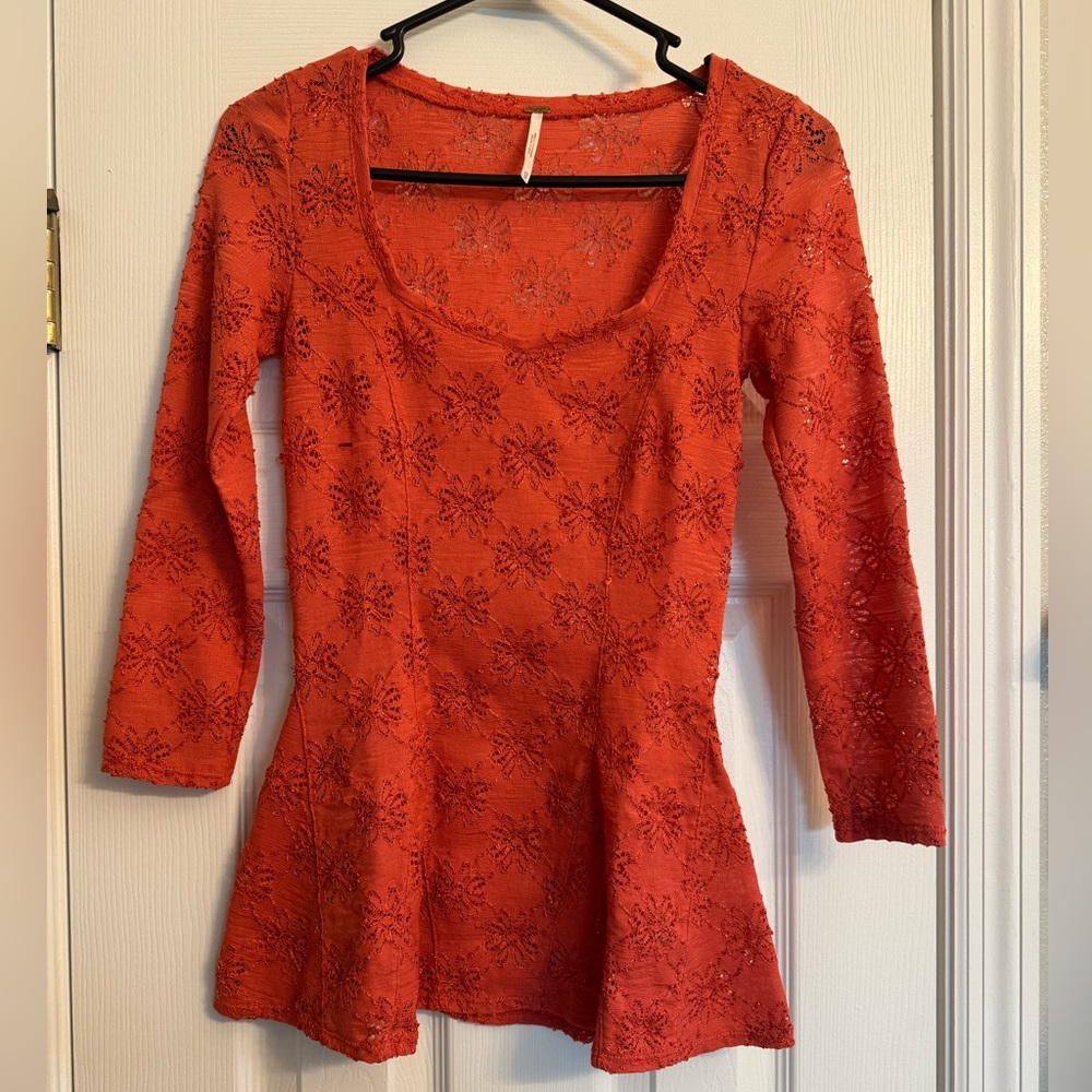 Free People Peplum Blouse